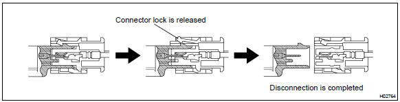 12. CONNECTION OF CONNECTORS FOR AIRBAG FRONT SENSOR, SIDE