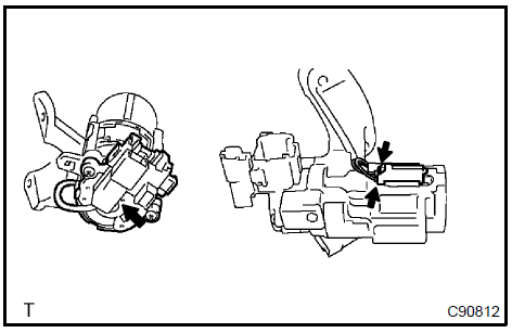 Remove un-lock warning switch assy