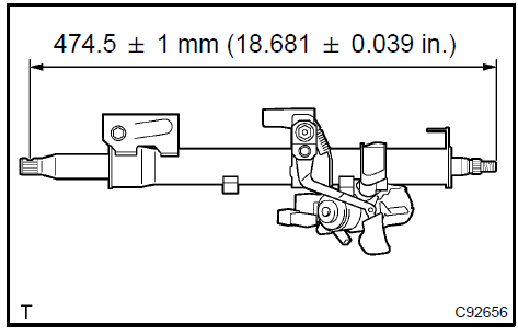 Nspect steering column assy