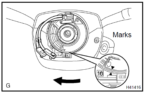 58. INSTALL STEERING WHEEL ASSY