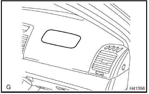Front passenger airbag assy (vehicle not involved in collision)