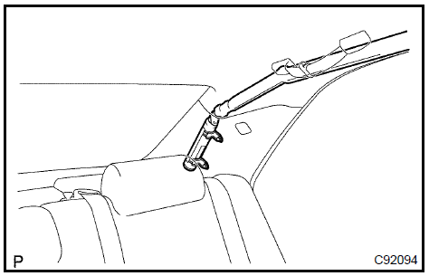 Curtain shield airbag assy (vehicle not involved in collision)