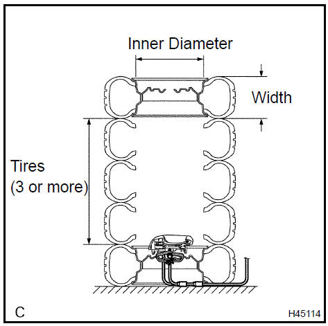 3. Tie the tires together with 2 wire harnesses.