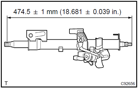  Inspect steering column assy