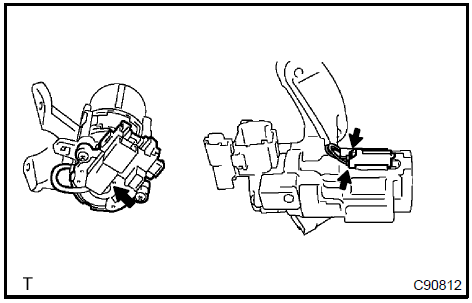 Remove un-lock warning switch assy