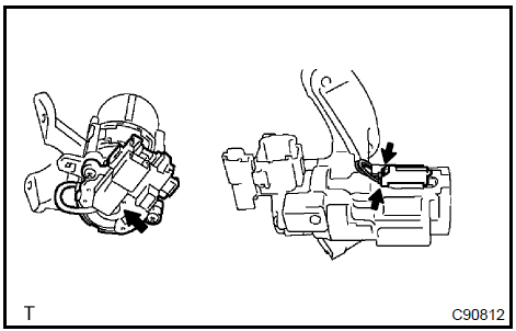  Install un-lock warning switch assy