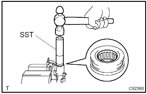 42. INSTALL STEERING COLUMN UPPER W/SWITCH