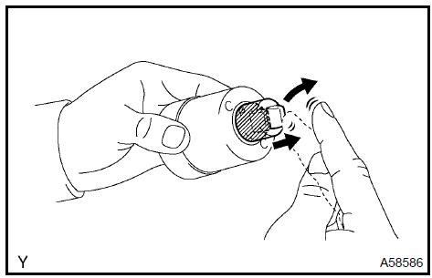 b. Check if the pull−in coil has an open circuit.