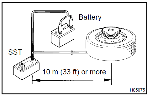 e. Cover the horn button assy with a cardboard box or tires.