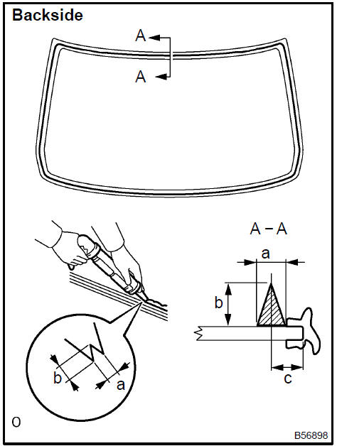 e. Install the glass.