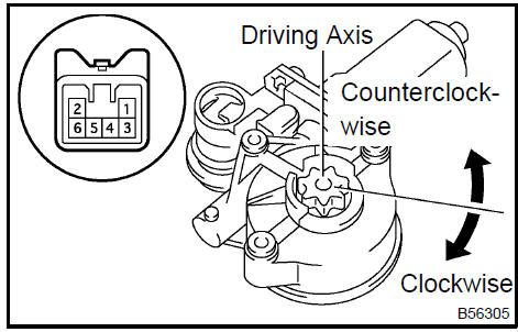 b. Check operation of the PTC inside the power window regulator