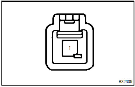 Inspect front door courtesy lamp switch assy