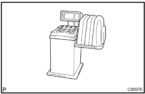 Inspect wheel balance