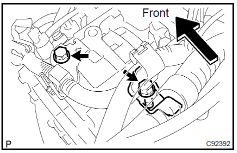 Install wire harness clamp