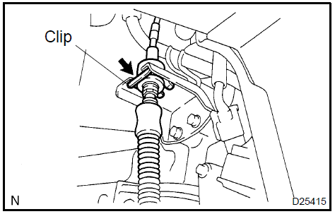 8. REMOVE PARK/NEUTRAL POSITION SWITCH ASSY