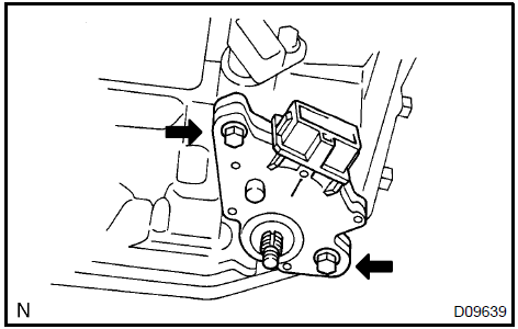 9. INSTALL PARK/NEUTRAL POSITION SWITCH ASSY