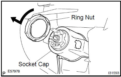 Remove cigarette lighter assy