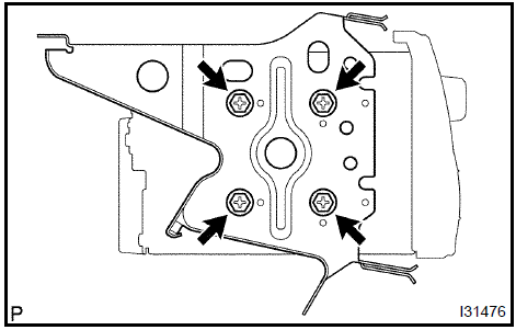 Remove radio bracket no.2