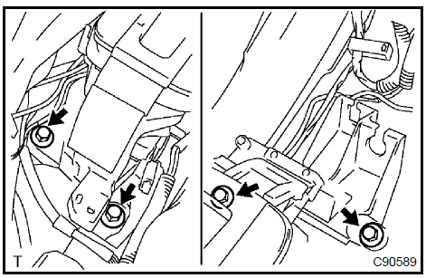 11. REMOVE INDICATOR LAMP WIRE SUB−ASSY