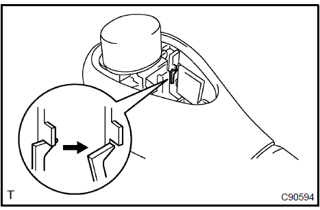 Remove shift lever knob button