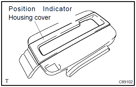 Install position indicator housing cover