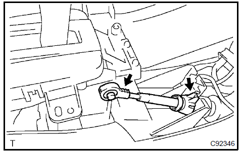 Connect transmission control cable assy