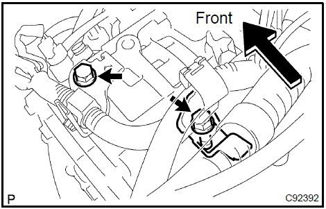 Install wire harness clamp