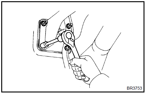 Remove brake booster assy