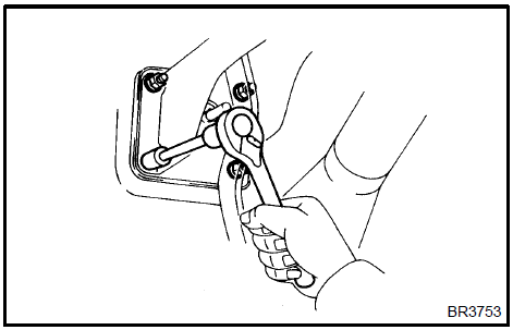 Install brake booster assy