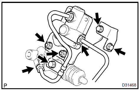 3. REMOVE CLUTCH RELEASE CYLINDER ASSY