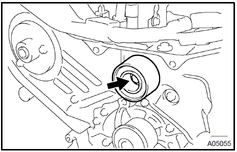 Remove timing belt idler sub-assy no.2