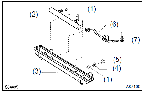 Install oil cooler assy