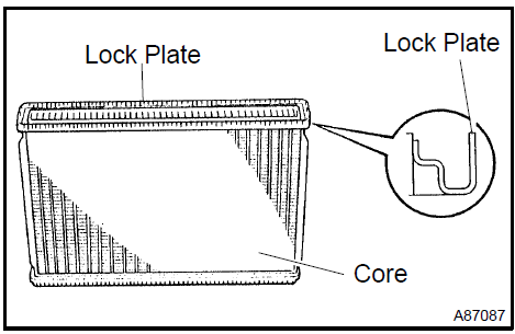 Inspect lock plate for damage