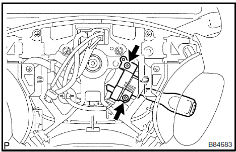 c. Pull out the cruise control main switch assy in the