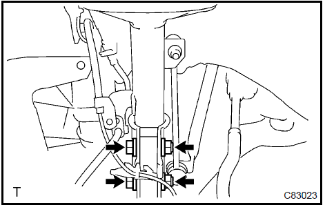 9. REMOVE LOWER BALL JOINT ASSY FRONT LH