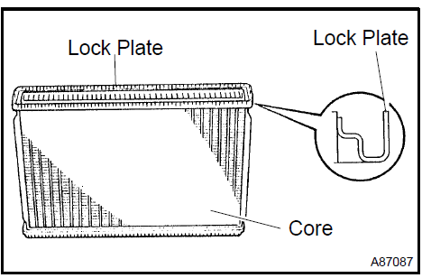 Inspect lock plate for damage