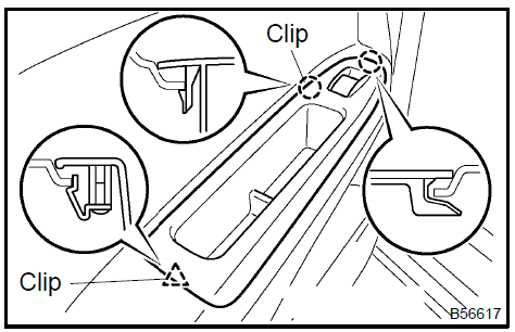 Remove power window regulator switch assy rear