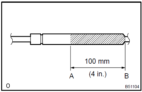  Dispose of hood support rod