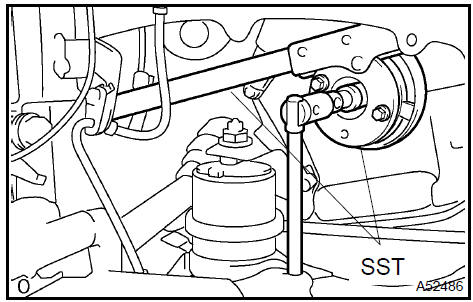 Install crankshaft pulley