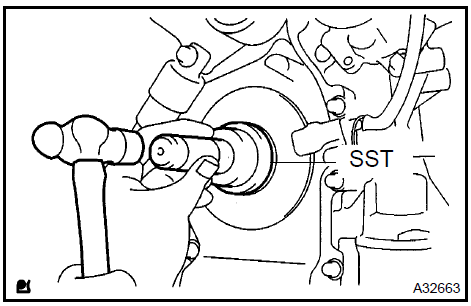 Install timing gear case or timing chain case oil seal