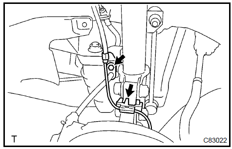  Install speed  front LH (W/ ABS)