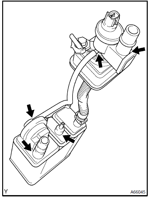 b. Inspect the charcoal canister operation.