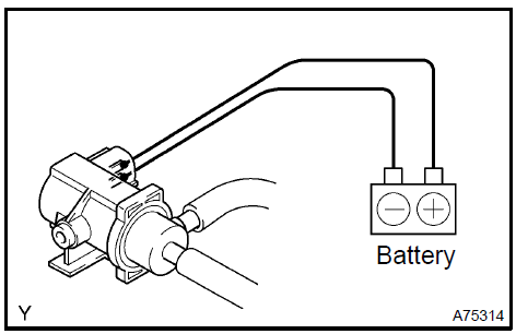 f. Check the vacuum while the engine is idling.