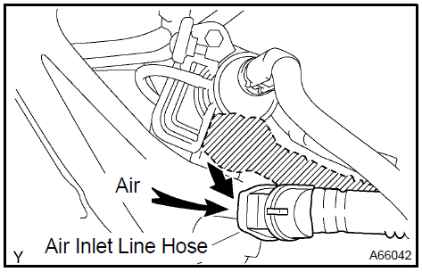 Check air inlet line