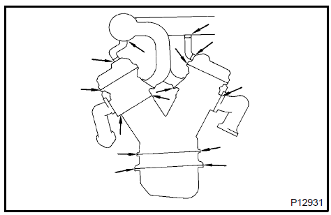 Visually inspect hoses, connections and gaskets