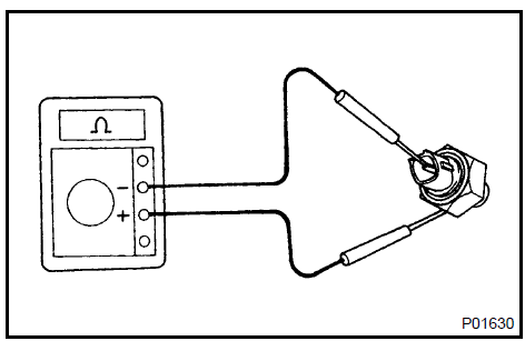 Inspect knock  (1MZ-FE engine type)