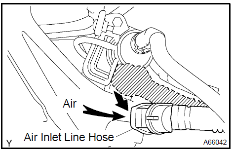 Check air inlet line