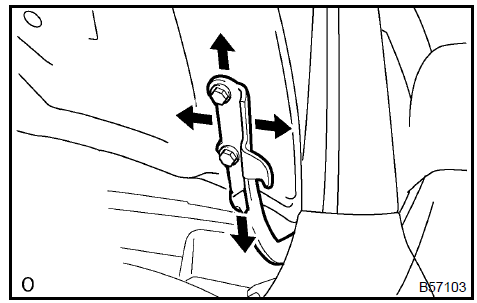 Adjust hood sub-assy