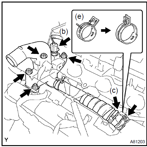 9. REMOVE KNOCK  (1MZ−FE ENGINE TYPE)