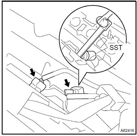 Remove knock  (1MZ-FE engine type